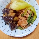 麺つゆで簡単！茄子と豚肉の煮物